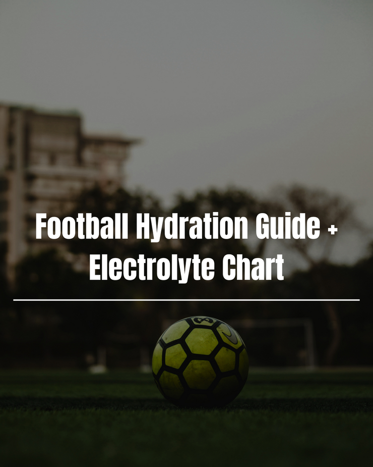 Football Hydration Guide + Electrolyte Chart